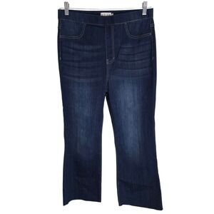 CELLO Dark‎ Wash Flare Leg Pull On Denim Jeans Women's XL AB39360DK